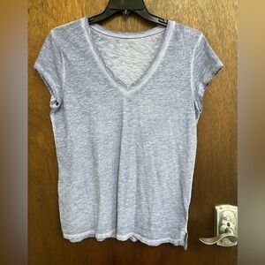 a.n.a Women's Blue V-Neck Top Sz XL